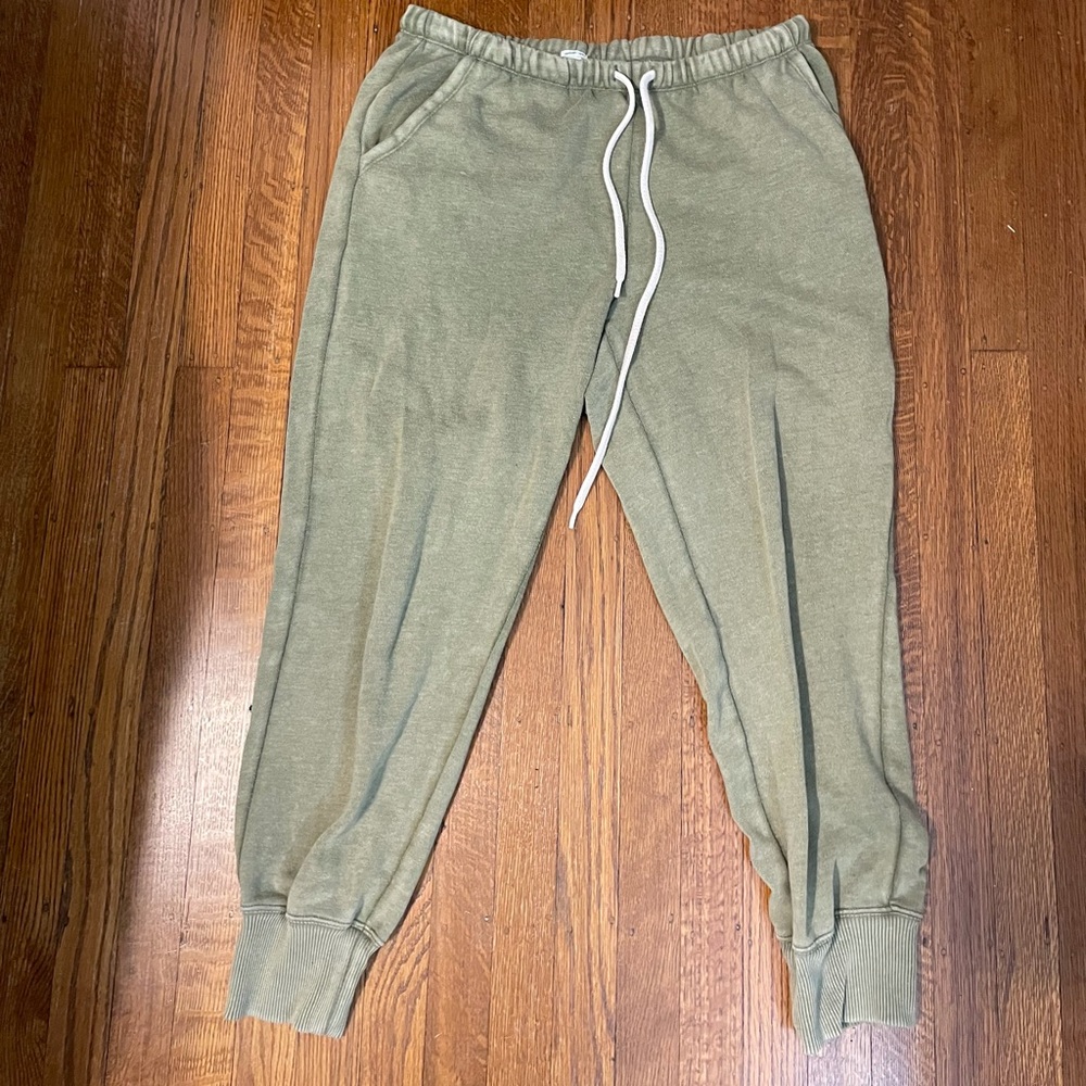 Aerie Green Sweatpants Size: Medium